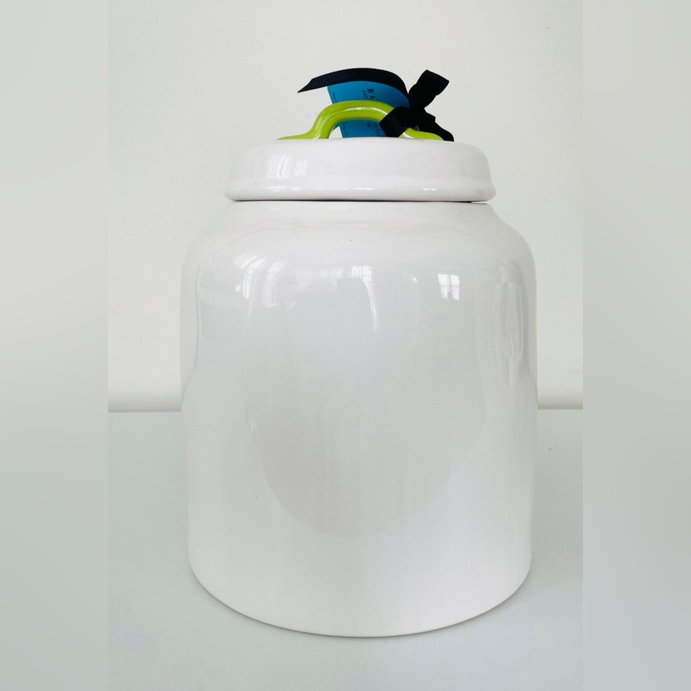 Rae Dunn Disney Pixar Monsters Inc Monster Snacks Cookie Canister Mike & Sully - Picture 4 of 5